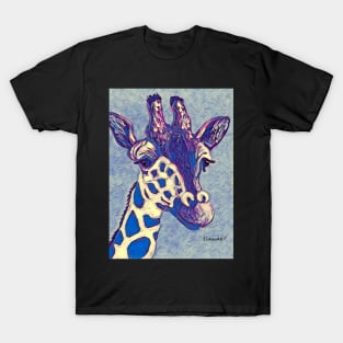 Blue Giraffe T-Shirt